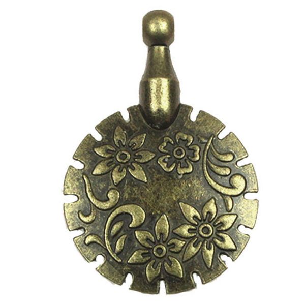 

floral pattern sewing tools thread cutter clothing metal structure retro style