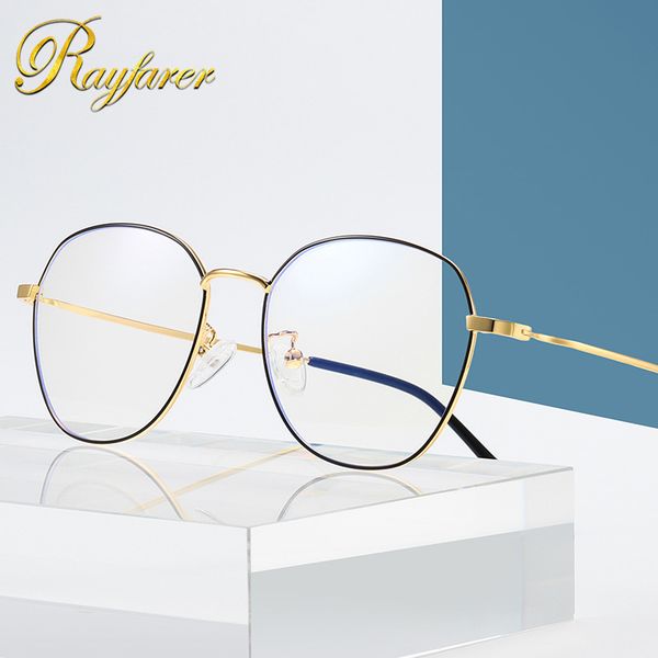 

women anti-blue glasses 2pcs a lot black gold silver rose rfg1912n, White;black