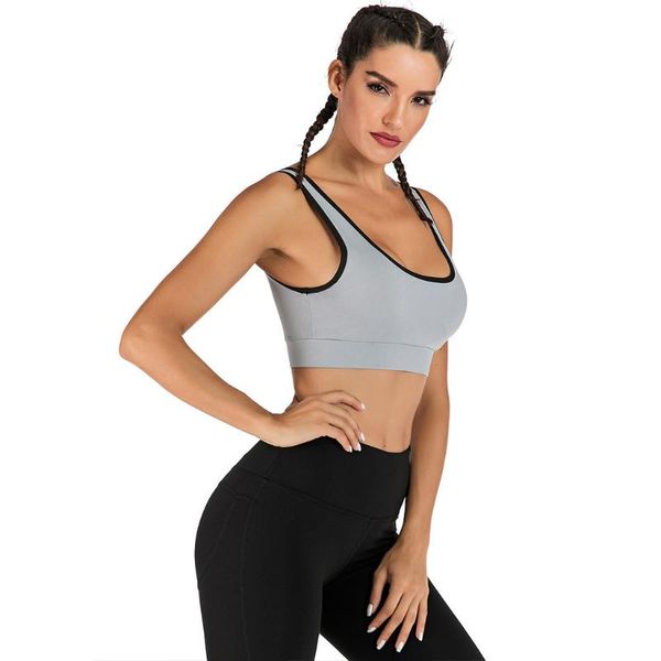 

мода женщины выдалбливают спорт vest tank tops бег фитнес-йога бюстгальтер # 4, White;black