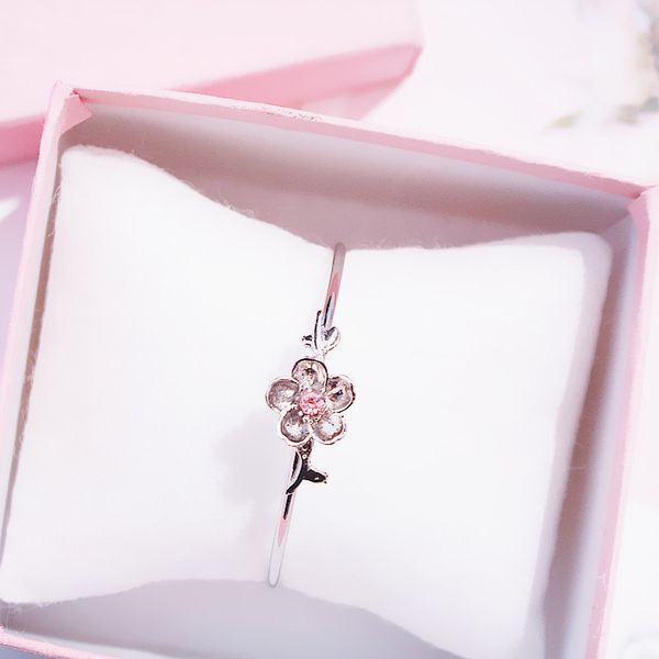 

adjustable bracelet bangle for women fashion roman style flower bracelet wristband crystal bracelets for girls jewelry wristlet, Black