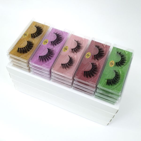 

3d mink eyelashes wholesale 10 style natural long lasting mink lashes natural dramatic volume eyelashes extension false eyelashes in bulk