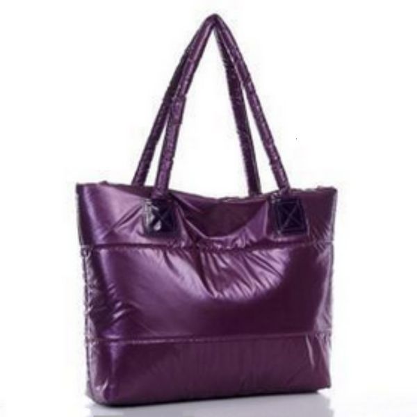 

fashion handbag single shoulder tote women space pad cotton feather down bag bucket handbag sac a main carteira bolsa feminina