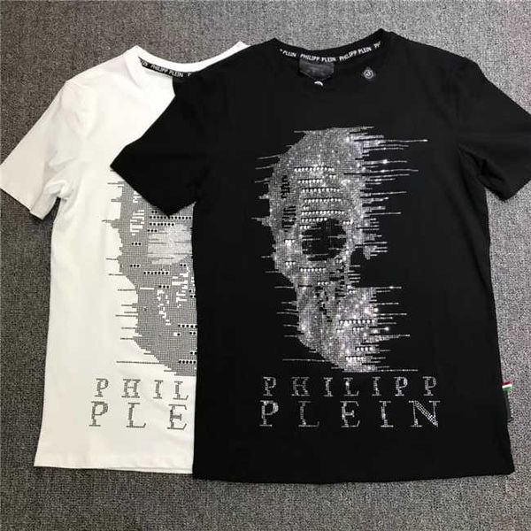 

2020 men shirt phillips plains t-shirt fashion casual o-neck cool bear fitness t-shirt mens summer short sleeve men clothing s330, White;black