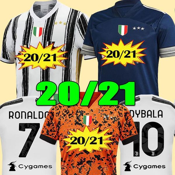 

s-4xl soccer jersey 4th x palace football shirts ronaldo de ligt 20 21 dybala juve fourth men + kids kit uniforms 2020 2021, Black;yellow