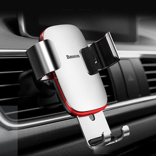 

baseus air outlet in auto-locked gravity car universal phone holder stand mount for iphone 11 pro x xs 7