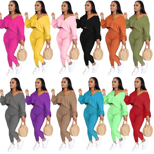 

plus size 4xl women fall winter tracksuits bigger size outfits long sleeve hoodies crop pants plain 2 pieces set casual jogger suit 3926, Black;gray