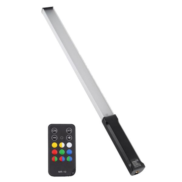 

puluz rgb colorful pgraphy p led stick adjustable color temperature handheld led video fill light with remote control