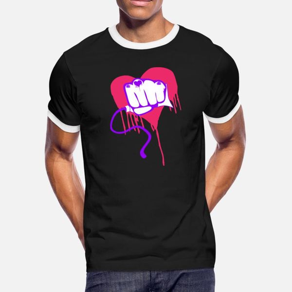 

graffiti heart 2 t shirt men printing cotton s-xxxl male fit new style summer style novelty shirt