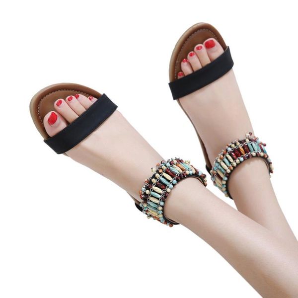 

fashion casual women's summer casual roman zipper low heels wedges sandals work shoes round toe wedges classics outside basic, Black