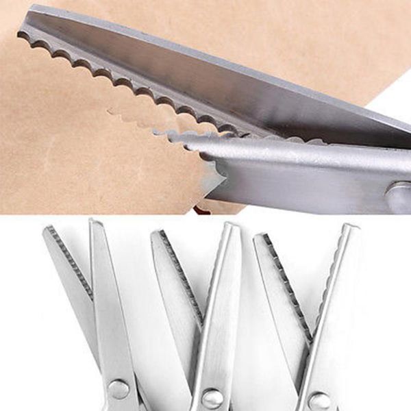 

dress making scalloped/triangle edge pinking shears scissors clipper diy tool blades deliver a clean crisp cut on fabric types