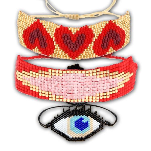 

bluestar vintage beads bangle set miyuki bracelet set women summer style 2020 jewelry bohemian miyuki bracelet, Black