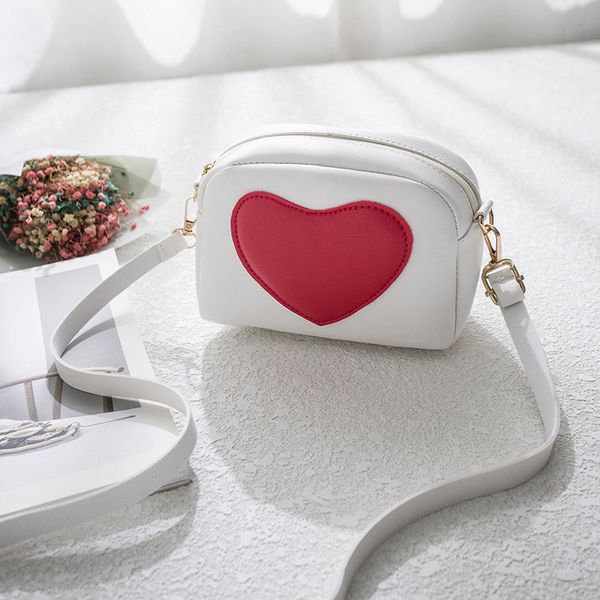 

2020 women summer small bag color matching creative heart-shaped phone bag new cute sweet lady single shoulder messenger