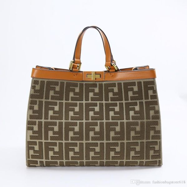 

ladies shopping bag ladies fashion classic printing tote bag european and american large capacity embroidered wild shoulder bag