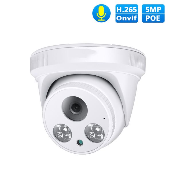 

indoor surveillance camera 500mp hemisphere network surveillance h.265 audio ceiling poe multifunctional webcam day and night