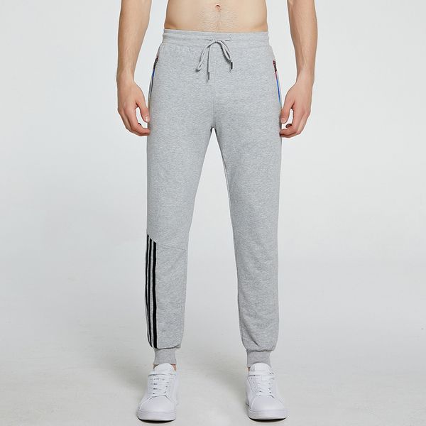 

mens luxury designer pants spring autumn sport running street style pencil pants fashion casual male clothing, Black