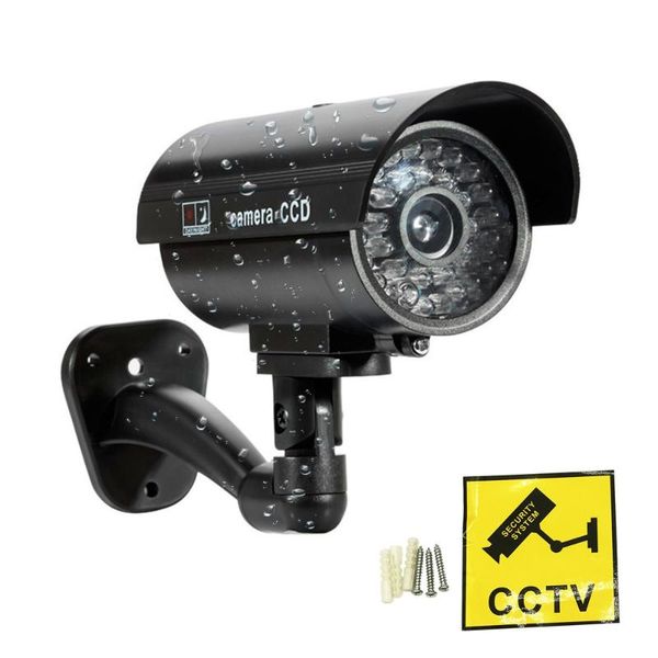 

mini cameras zilnk fake camera dummy waterproof security cctv surveillance with flashing red led light outdoor indoor