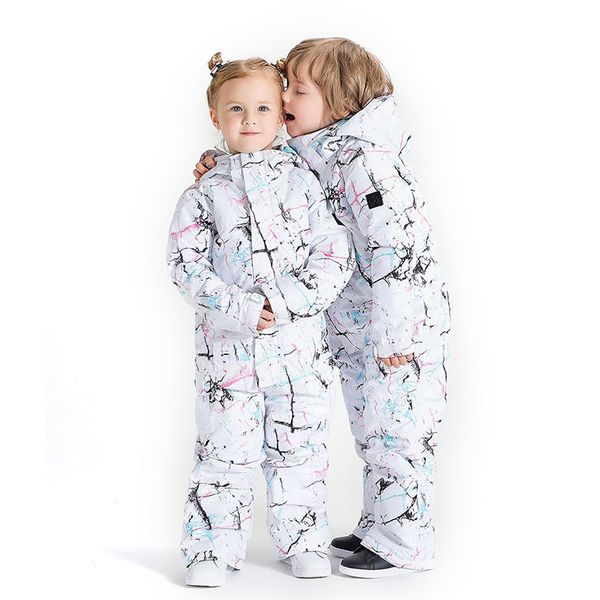 

skiing suits gsou snow kids ski suit waterproof girls /boy set pants winter outdoor sports siamese and snowboarding jacket child