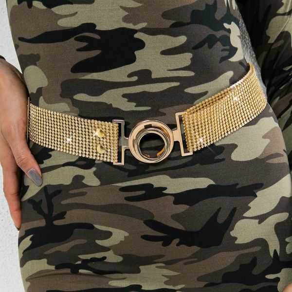 

eastokes women fashion diamonds belt causual bands party club sexynight accessory, Black;brown