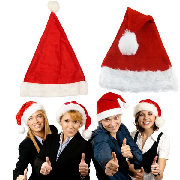 

merry christmas hat soft christmas cap hats santa hat decoration supplies for santa claus ornament decoration