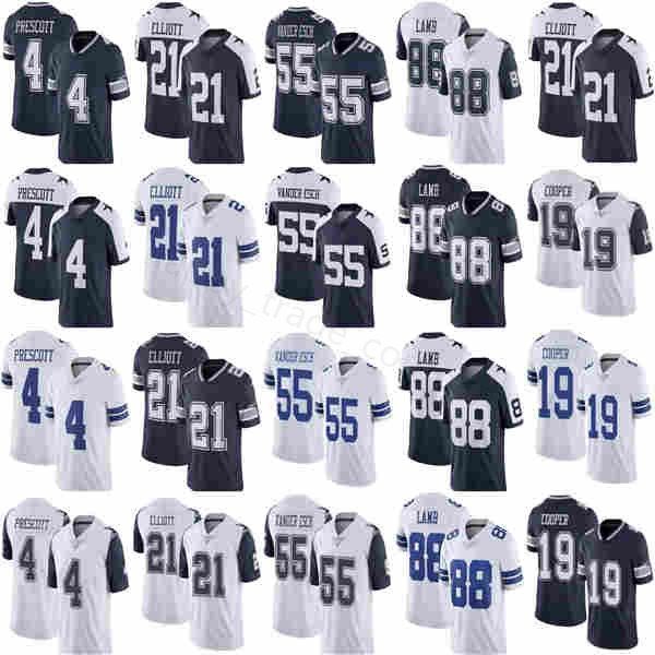 

88 ceedee lamb 4 dak prescott dallas cowboys football jerseys 55 leighton vander esch 19 amari cooper 21 ezekiel elliott 54 smith, Black;red