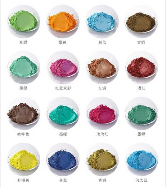

nail glitter 40 colors 10g optional pearlescent powder pigment car paint polish mica pearl dye soap, Silver;gold