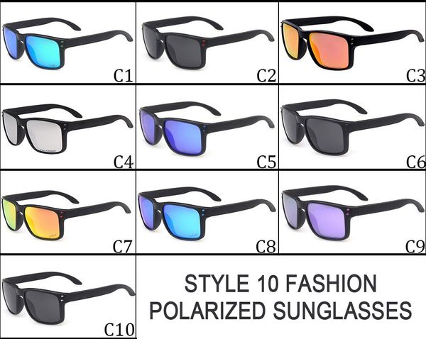 

Style (10) Custom Sunglasses Casual Fashion Driving Polarized Sun Glasses YO92-44 UV400 High-class Man Glasses With Signature Free Shipping