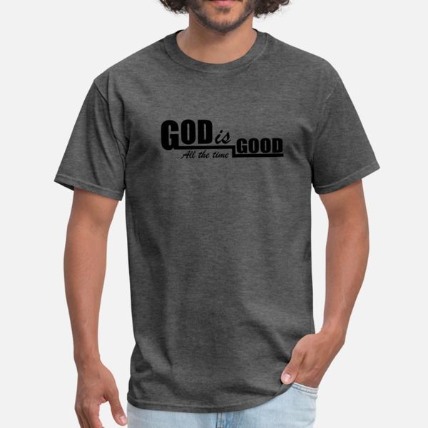 

god is good t shirt men printing cotton s-xxxl natural gift funny casual summer vintage shirt