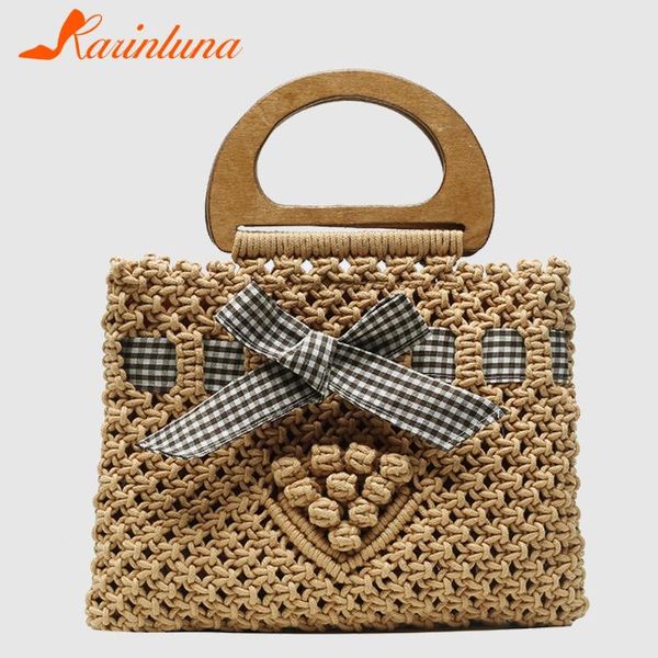

2020 summer spring autumn vacation straw weave handbags women's leisure bohemia the large capacity bags casual tote