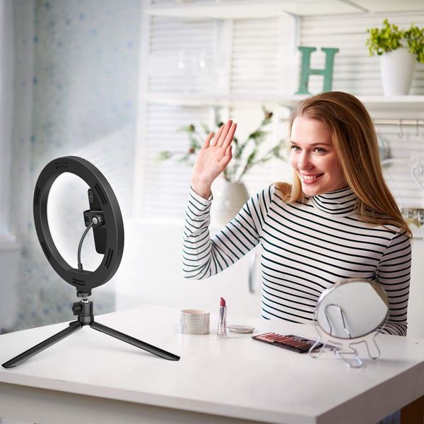 

10 camera live dimmable light color luminaria phone selfie three for ring broadcast inch led fill video youtube pt2009 fuxas