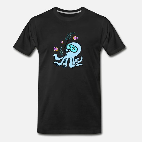 

scuba diving snorkeling squid ocs i gift idea t shirt men customize cotton s-xxxl leisure fit funny casual summer style vintage shirt