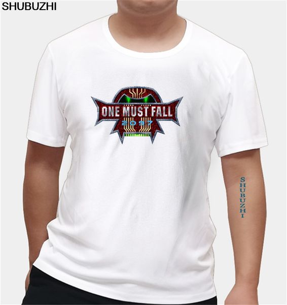 

one must fall 2097 printed 2016 new summer design short sleeve o-neck t-shirt cotton tees shirts plus size euro size