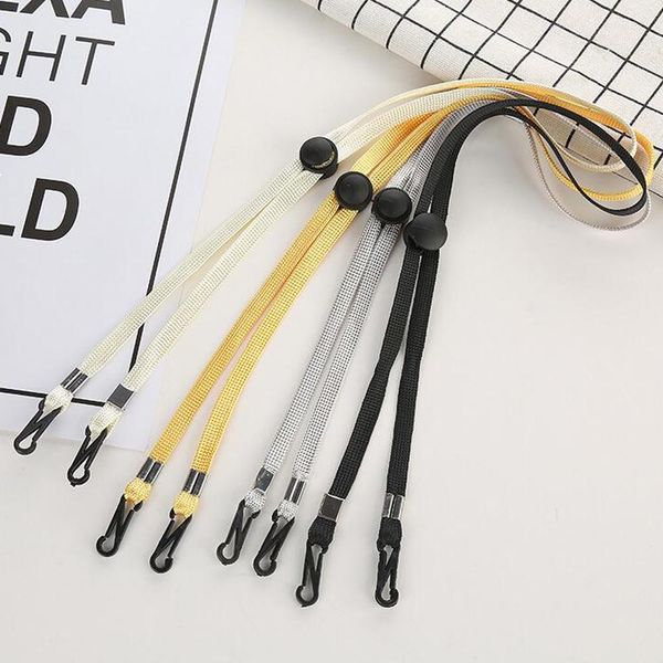 

4 colors face mask adjustable lanyard anti-lost mask hanging rope two hooks traceless ear hanging rope mask extension holder
