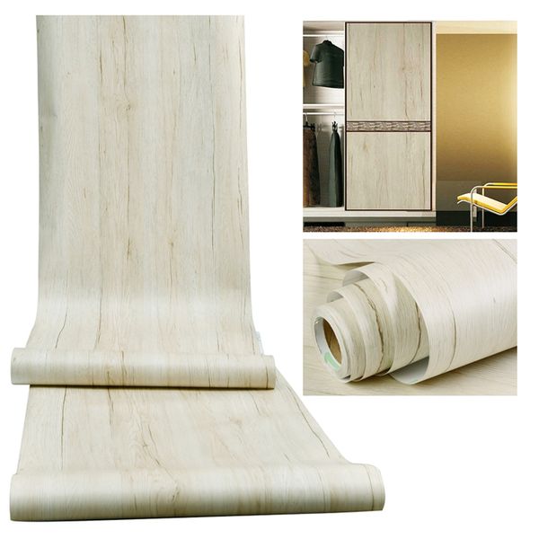 

black grey red white wood grain wallpaper 3d waterproof self adhesive pvc furniture renovation wallpapers diy home decor j105