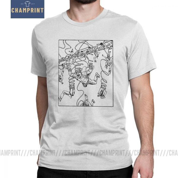 

men junji ito unraveled t-shirts horror manga japan novelty round neck short sleeve 100% cotton tee shirt big size t shirt