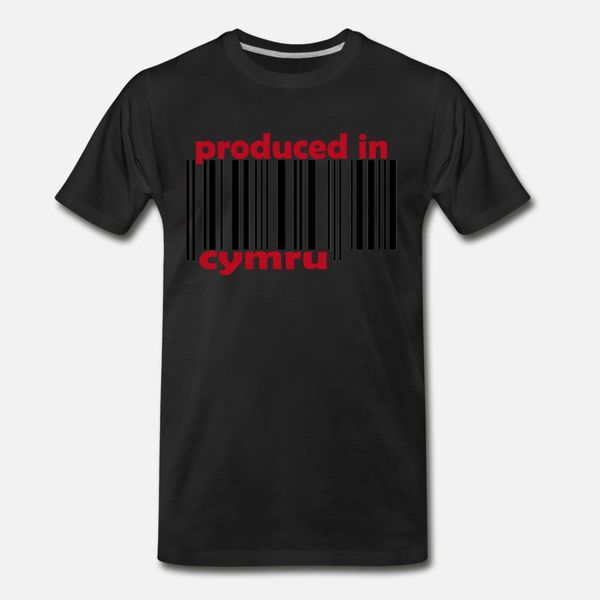 

made in wales t shirt men fit 100% cotton euro size s-3xl slim fit basic spring autumn family