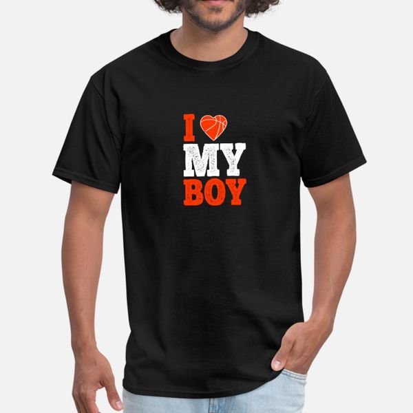 

i love my boy t shirt men printing 100% cotton plus size 3xl pattern anti-wrinkle building spring autumn original shirt