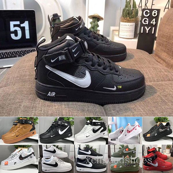 

wholesale 10x forces low airs cushion 1 one running shoes for men the pure white sports trainer women designes shoes us5.5-11 zzr9