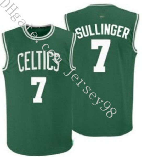 

boston celtics men green #7 jared sullinger white nba lewis swingman throwback jersey, Black