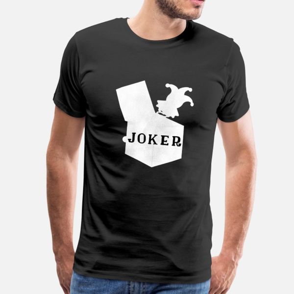 

joker t shirt men designer cotton s-3xl male cute comical spring formal shirt