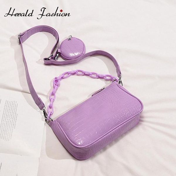 

урожай аллигатор женщины сумка плеча конструктора широкий ремень сумка роскошные цепи pu leather crossbody ladies 2 сумки set