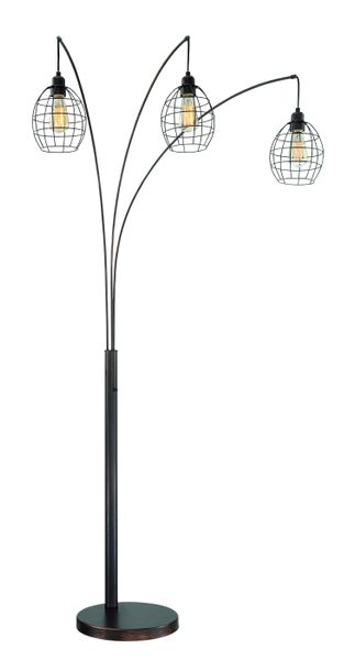 

58547-33)led three-in-one floor lamp simple fashion style, light luxury, enjoyment to protect eyes, comfortable light feeling