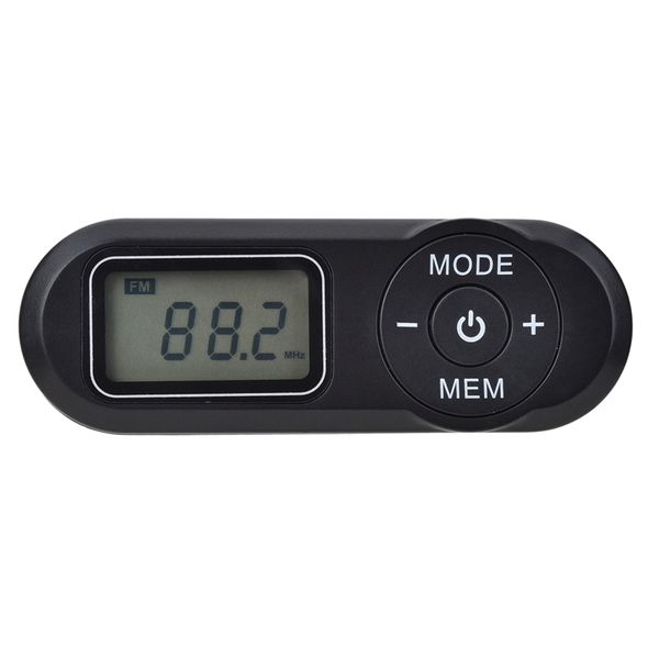 

mini portable fm radio, pocket radio receiver with earphone fm bass stereo radio for walking running jogging