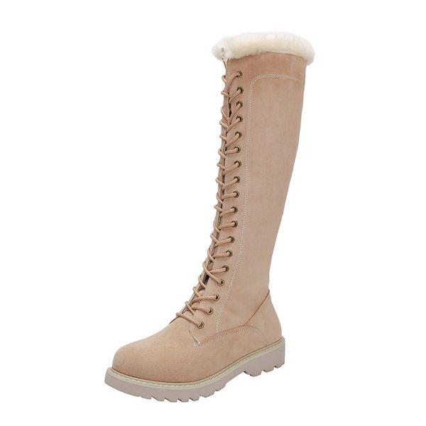 

boots women 2021 winter trend women's plus velvet thickening warm snow, Black