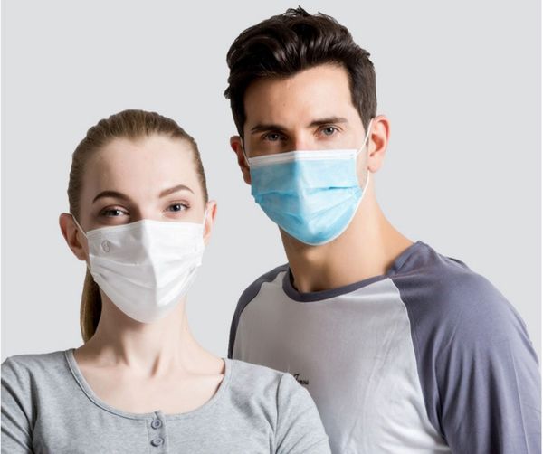 

Disposable mask dustproof breathable protective mouth and nose mask three layers containing 50 pieces of meltblown cloth/box