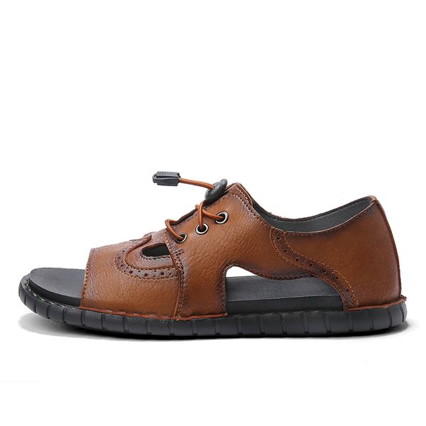 

men comfort homme sandales casual walking hombre de male gladiator on shoes sandal summer em man mens luxury beach sandalen s, Black