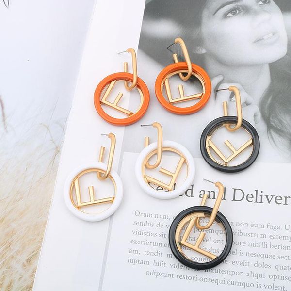 

2020 designer korean new earrings femininity personality wild long pin earrings simple earrings big ear studs, Silver