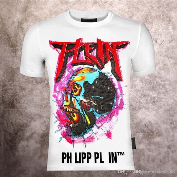 

phillip plain pp rangers james lebron basketball jersey mens skull t-shirt shirts printing t shirt tees phillip plain tf02, White