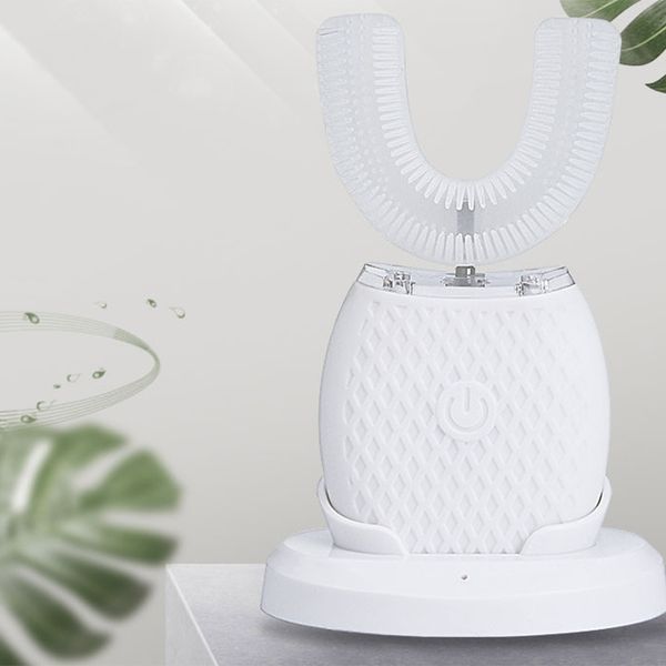 

automatic ligent waterproof electric toothbrush whitening u-shaped teeth cleaning instrument for children