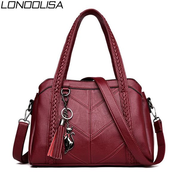 

genuine leather tassel sac tote ladies hand bags luxury handbags women bags designer crossbody for women 2020 bolsos mujer