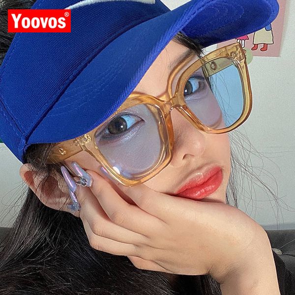 

yoovos 2020 sunglasse women oversized women sunglasses luxury glasses brand designer sunglasses for square gafas de mujer, White;black